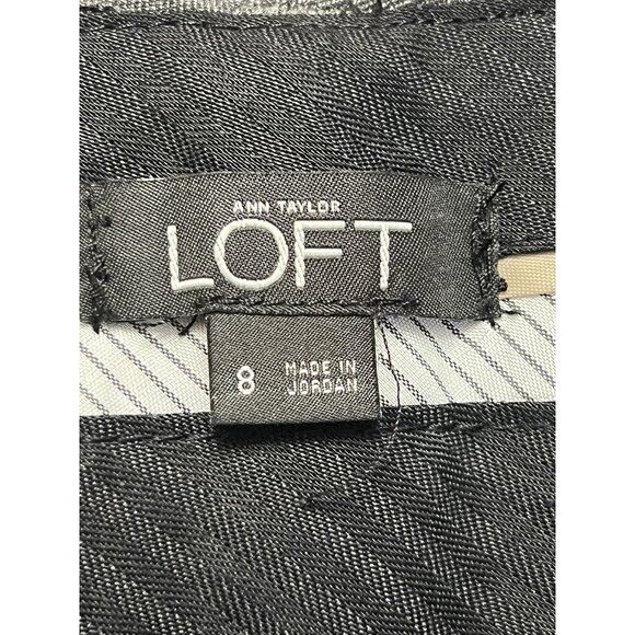 Ann Taylor Loft Pants Womens 8 Gray Marisa Trouser Dress Career Work Office - Picture 2 of 9